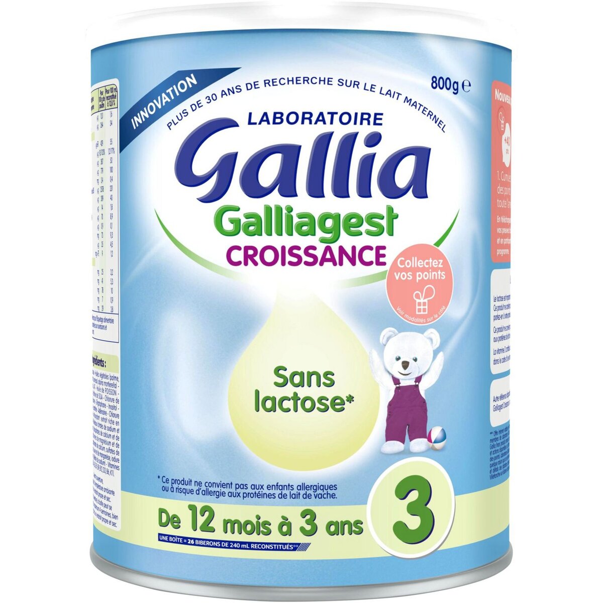 Gallia Galliagest Croissance 3 (800 g) au meilleur prix sur