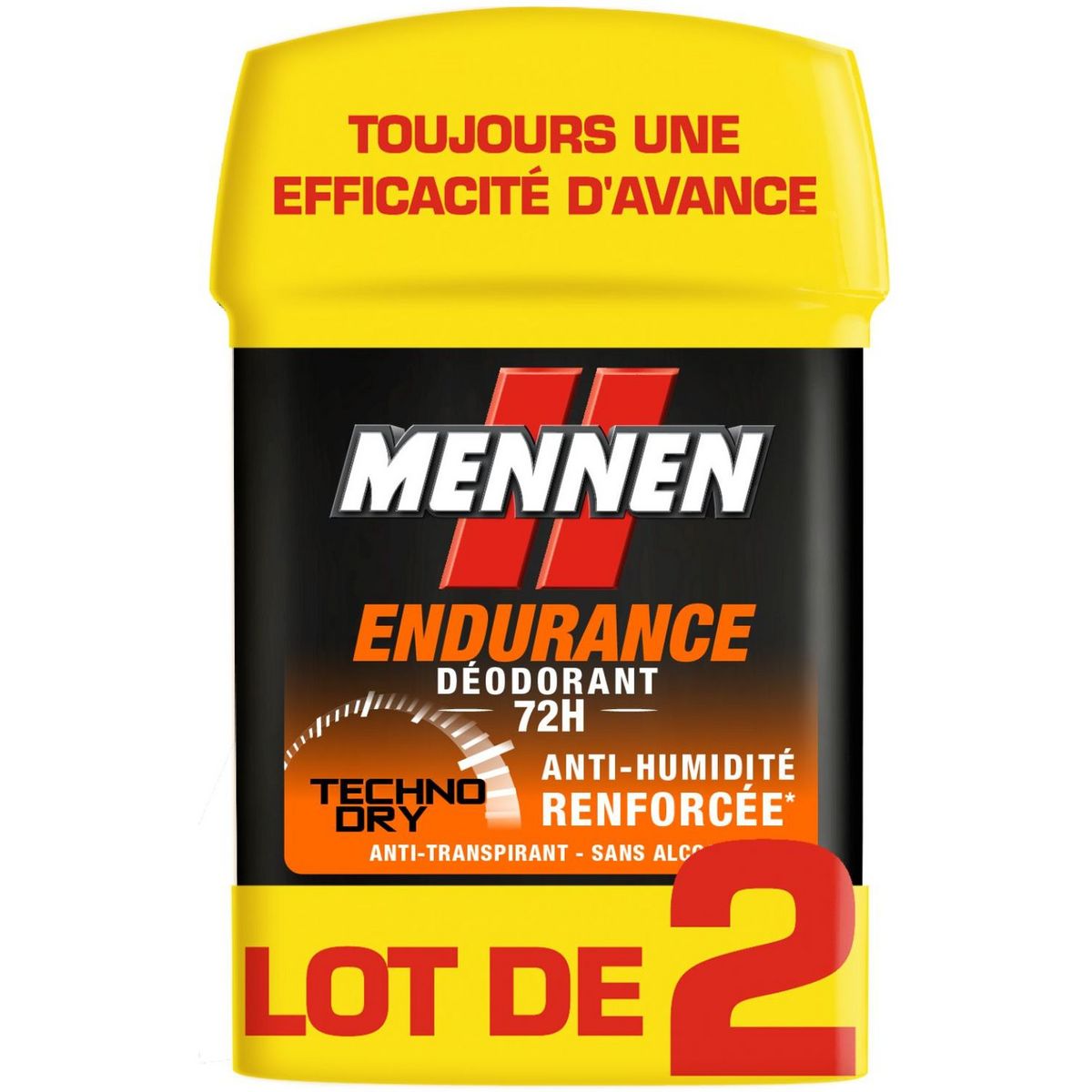 MENNEN Mennen déodorant homme 72h endurance 2x50ml