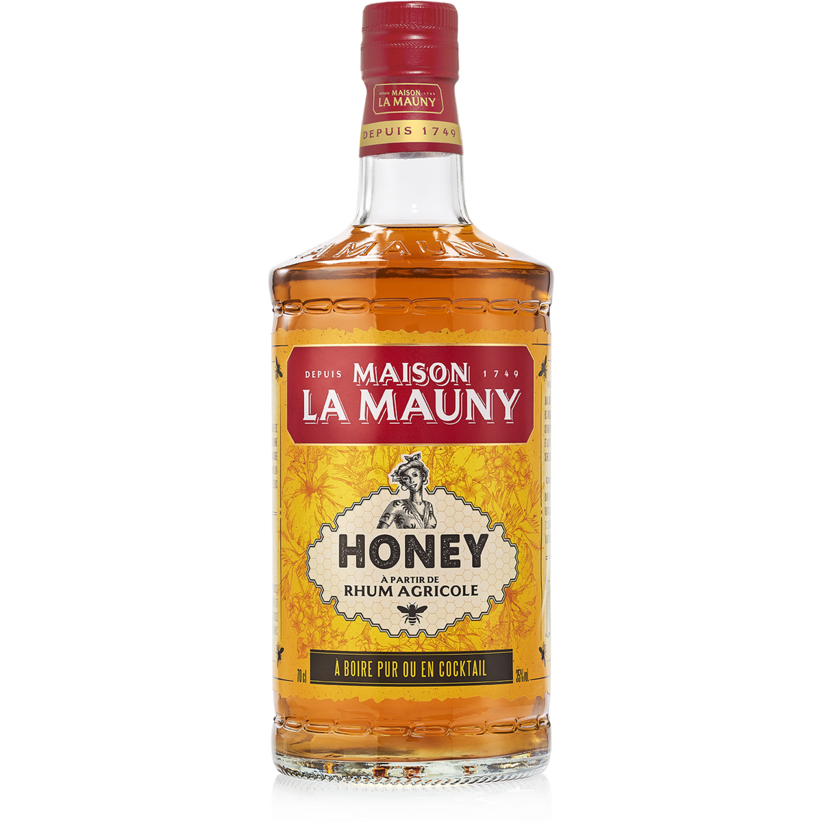 MAISON LA MAUNY Maison La Mauny boisson à base de rhum honey 35° -70cl