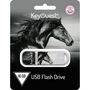 Voir la diapositive 2 : KEYOUEST Clé USB 2.0 16 Go Cheval étalon noir Gris
