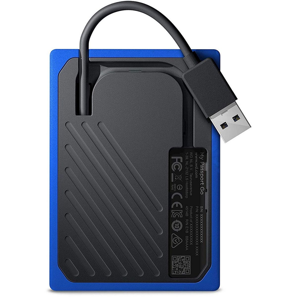 Disque Dur Externe WD My Passport 500 Go - USB, 2,5", Noir - Occasion Bon état