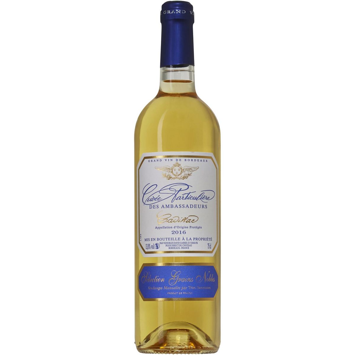 Cadillac blanc cuvée particulière des Ambassadeurs 2016 75cl