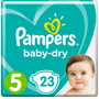 PAMPERS Baby-dry couches taille 5 (11-16kg) 92 couches