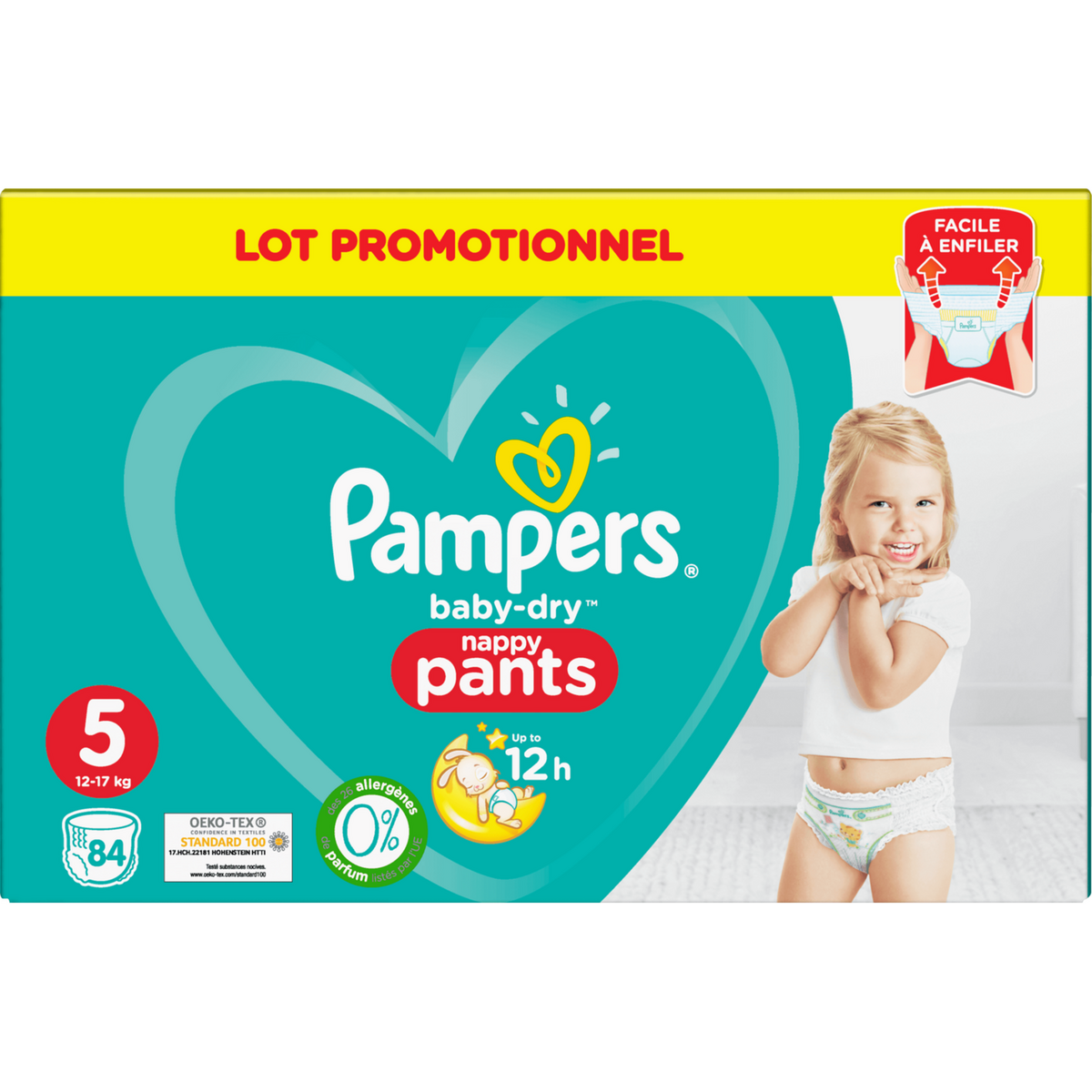 PAMPERS Baby-Dry Pants Taille 5 - 21 Couches-culottes