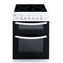 Voir la diapositive 1 : KONTACT Cuisinière vitrocéramique KEV606DFB, 60 cm, 4 foyers vitrocéramiques