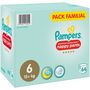 Voir la diapositive 1 : PAMPERS Baby-dry pants couches-culottes taille 6 (+15kg) 64 couches