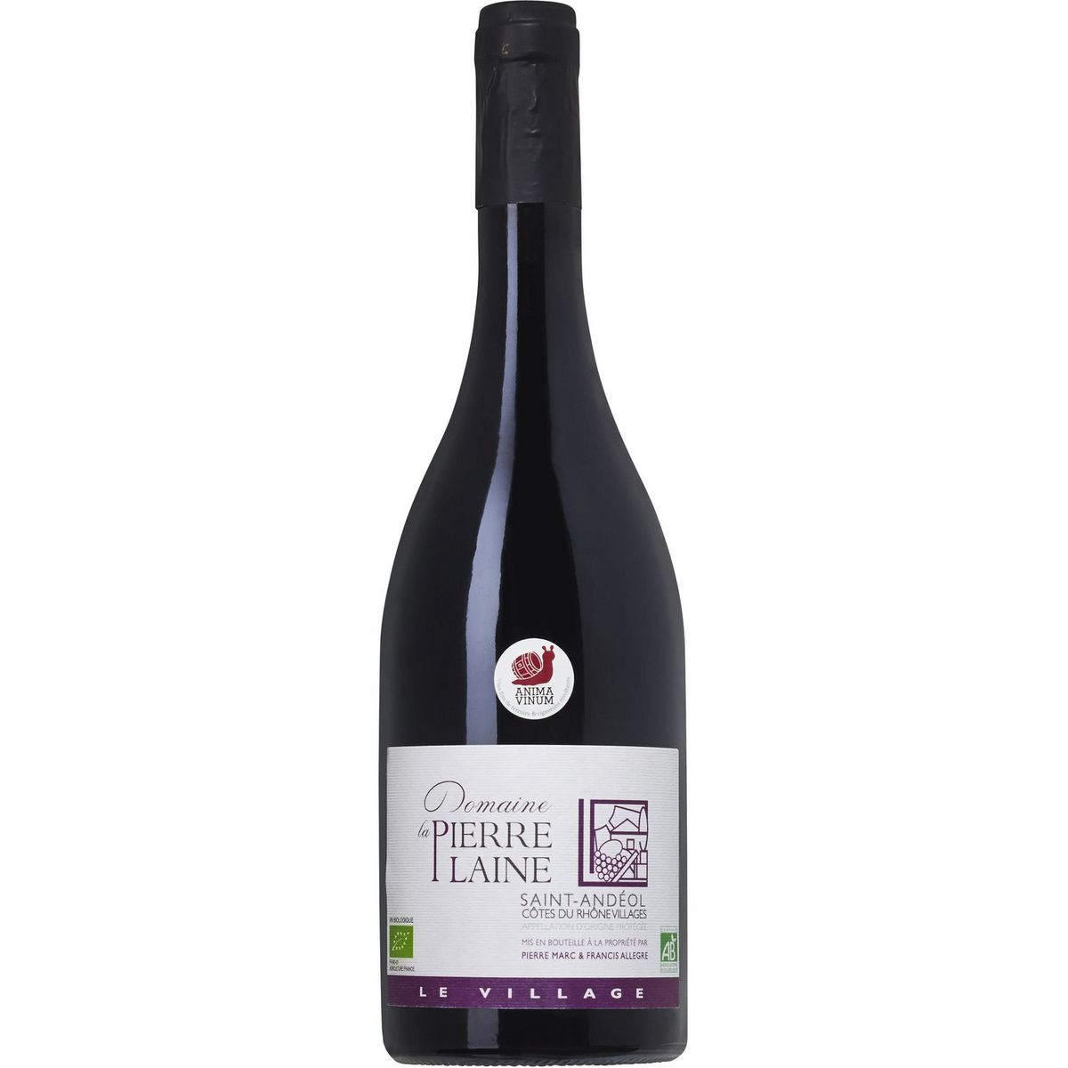 AOP Côtes-du-Rhône-Villages bio Domaine la Pierre Laine rouge 75cl 75cl