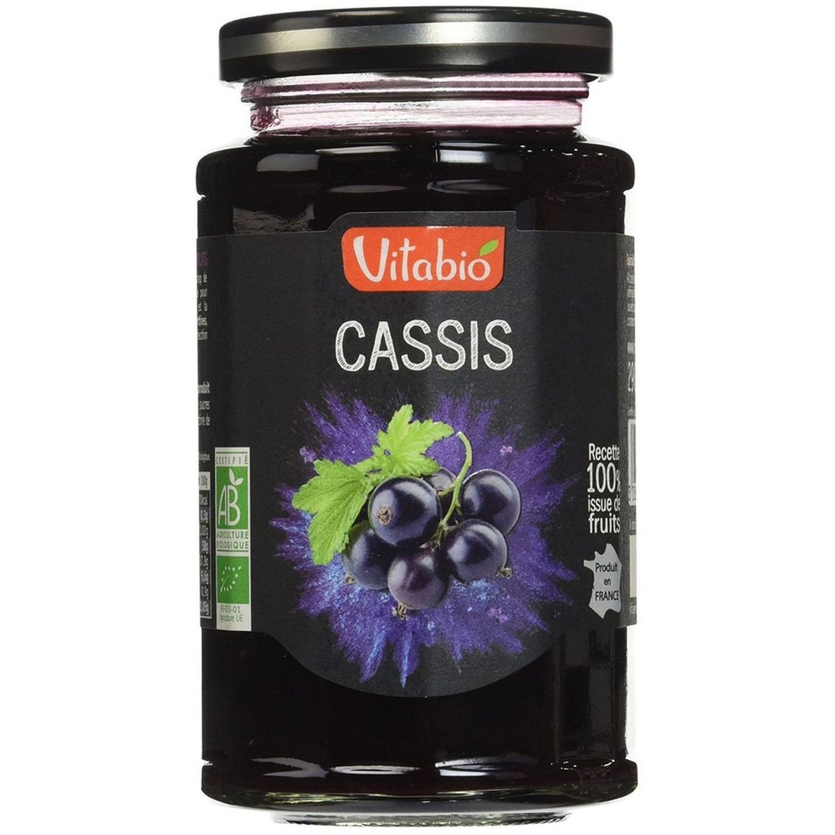VITABIO Vitabio confiture délice de cassis 290g