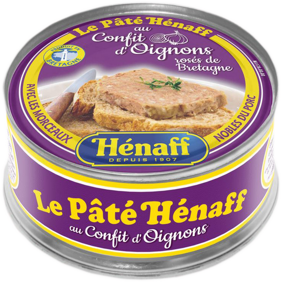 HENAFF Henaff pâté confit aux oignons 75g