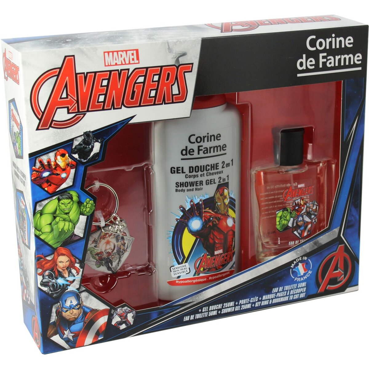 AVENGERS Avengers coffret eau de toilette +gel douche +porte clé