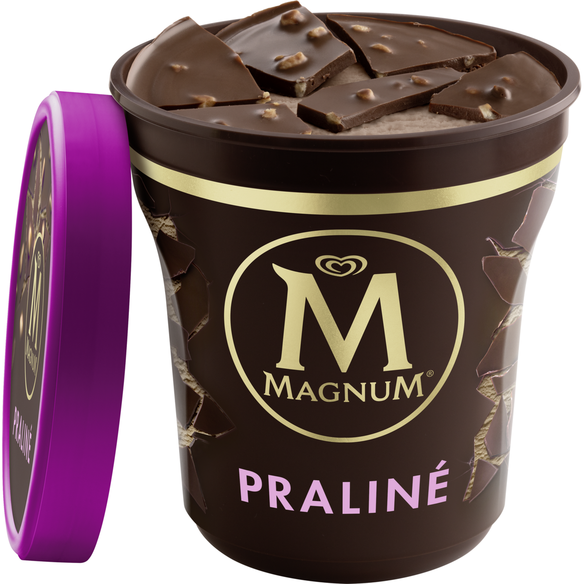 MAGNUM Magnum Crème glacée en pot noisette et praliné 297g 297g pas ...
