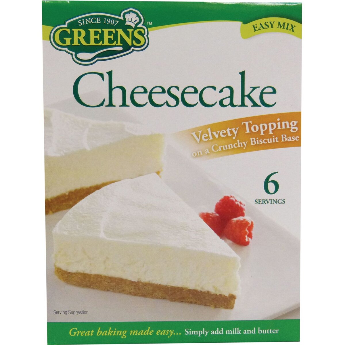 Greens cheesecake 295g