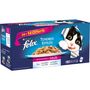 Voir la diapositive 1 : FELIX Tendres effilés sachets repas en gelée à la viande 48x100g dont 14 offerts