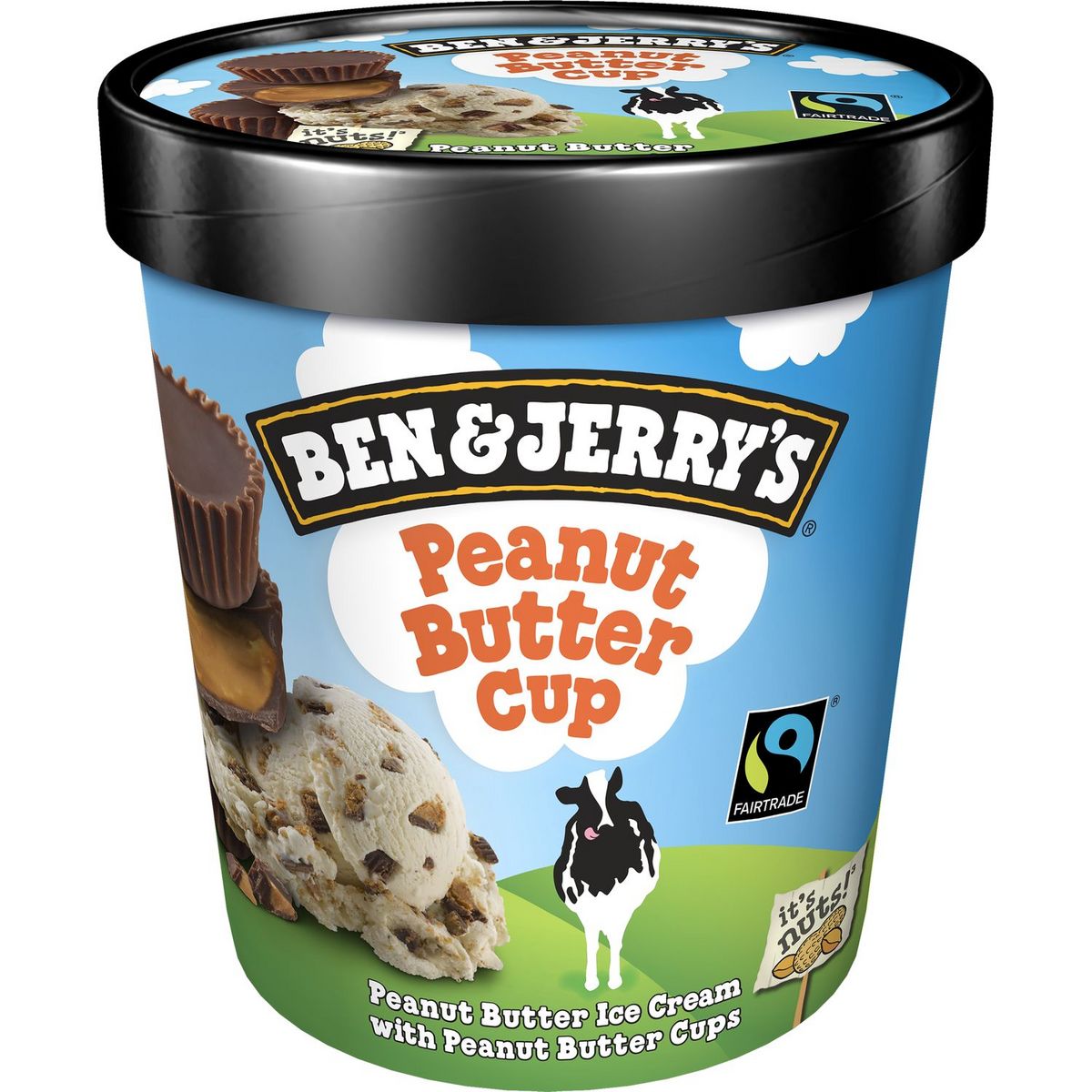 BEN ET JERRY'S Ben & Jerry's crème glacée peanut butter cup pot 430g 430g