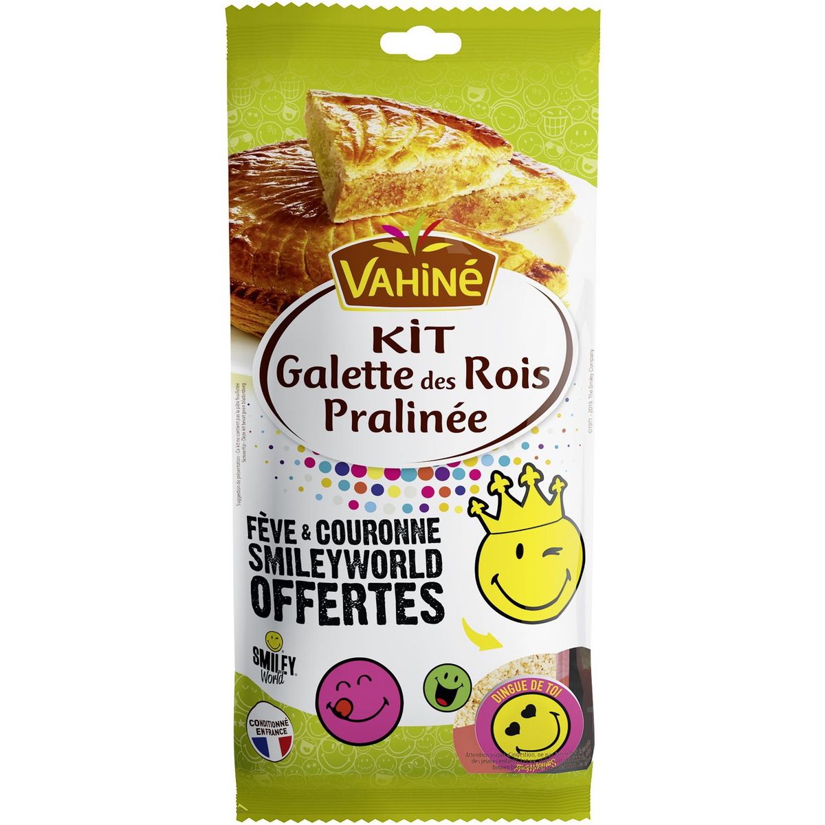 VAHINE Vahiné frangipane praliné kit galette des rois 230g
