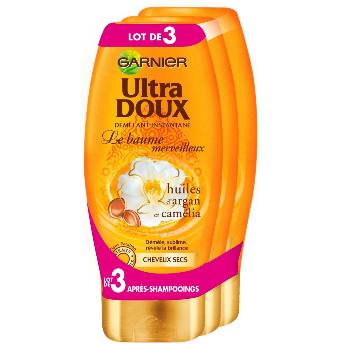 ULTRA DOUX Ultra Doux après shampooing merveilleux 3x200ml