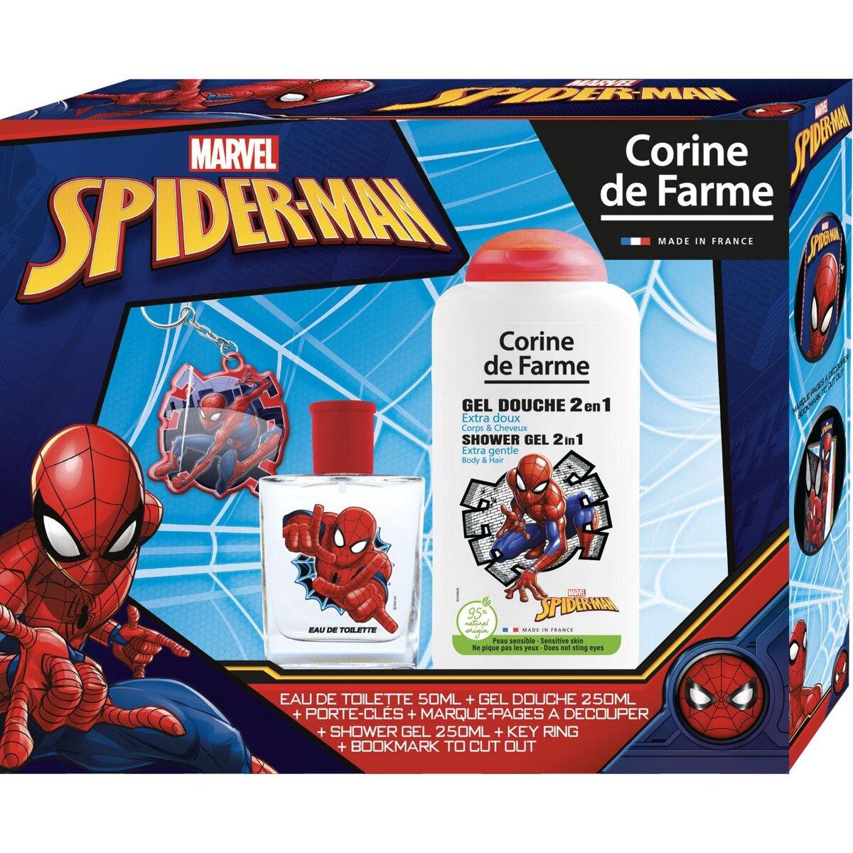 Acheter Corine de Farme Gel douche enfant Spiderman ou Avengers 2 en 1