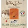 WILLIAM & JAMES Truite fumée de Normandie 6 tranches 150g