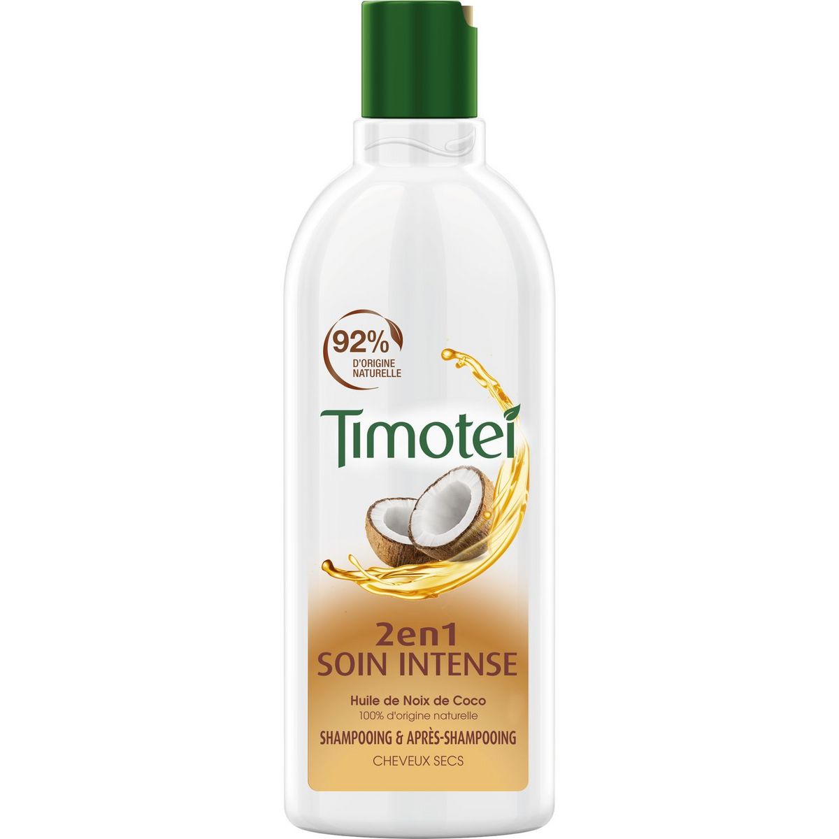 TIMOTEI Shampooing & après-shampooing noix de coco cheveux secs 300ml