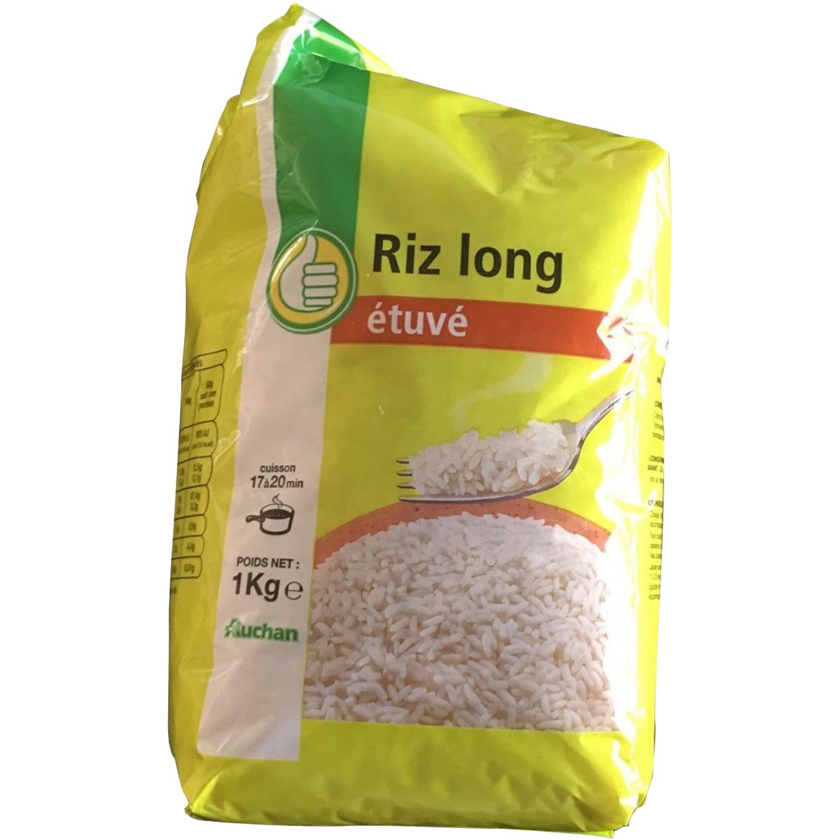 POUCE Pouce riz long étuvé  1kg
