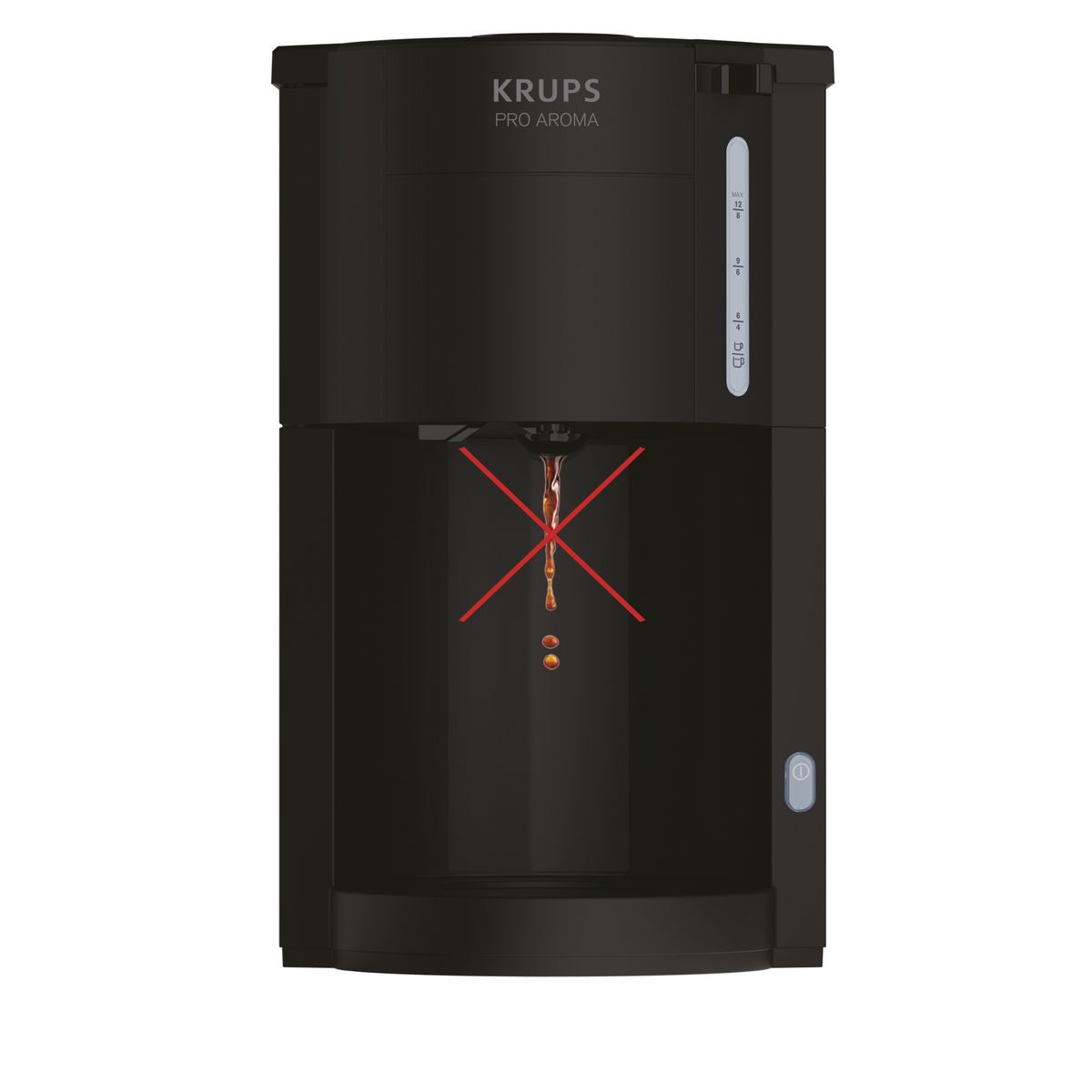 KRUPS Cafetière à filtre KM303810 - Noir