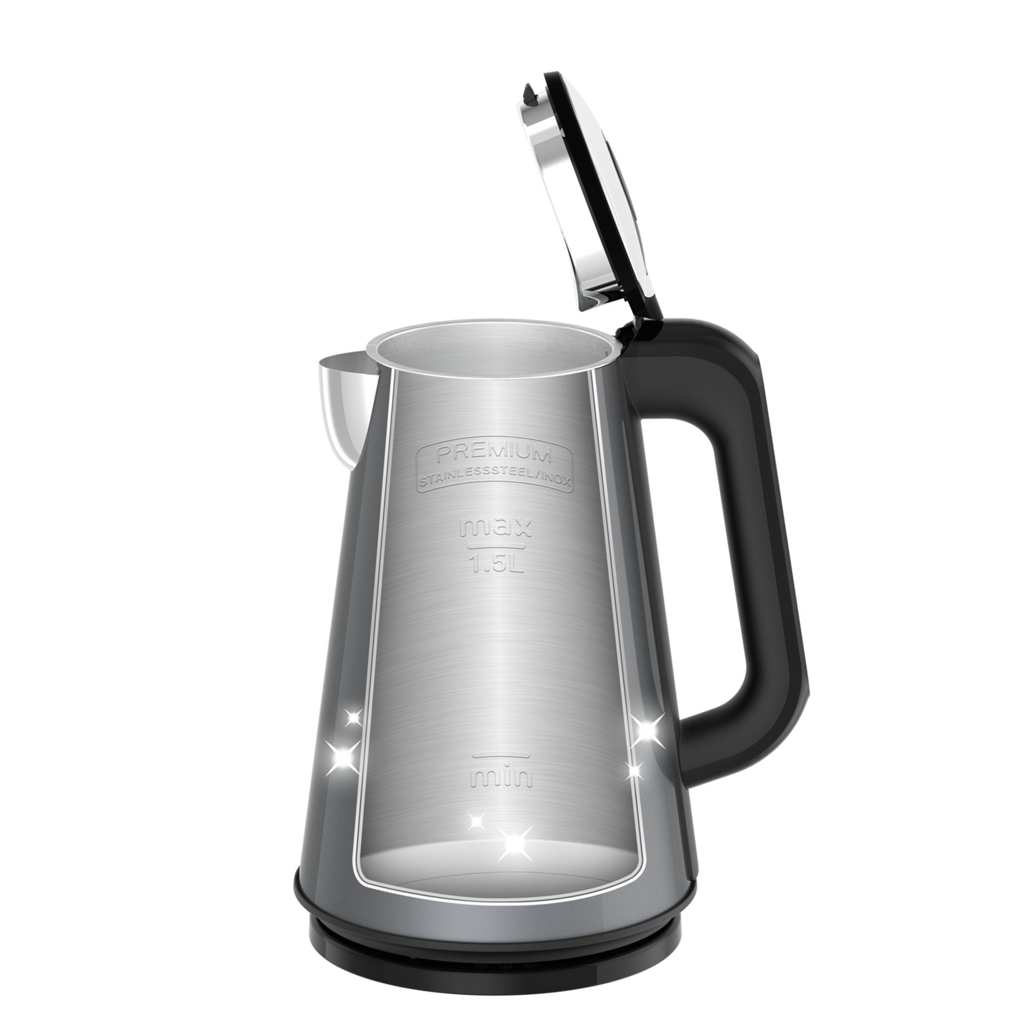 Voir la diapositive 2 : TEFAL Bouilloire électrique - KI820D10 - Aluminium