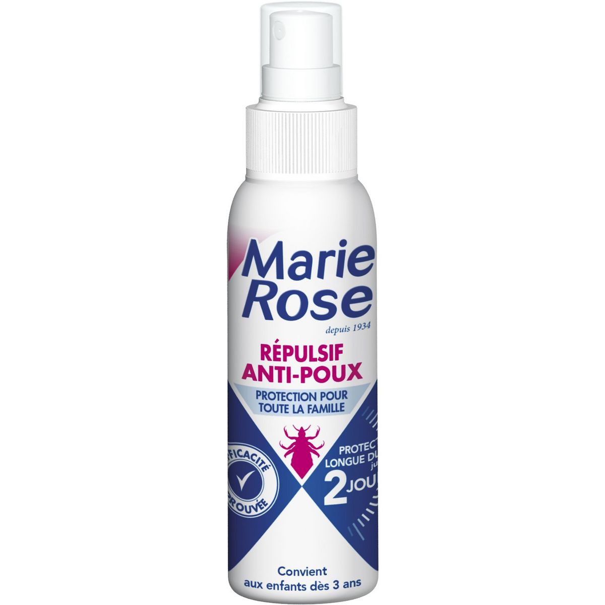 MARIE ROSE Spray répulsif anti-poux dès 3 ans 100ml