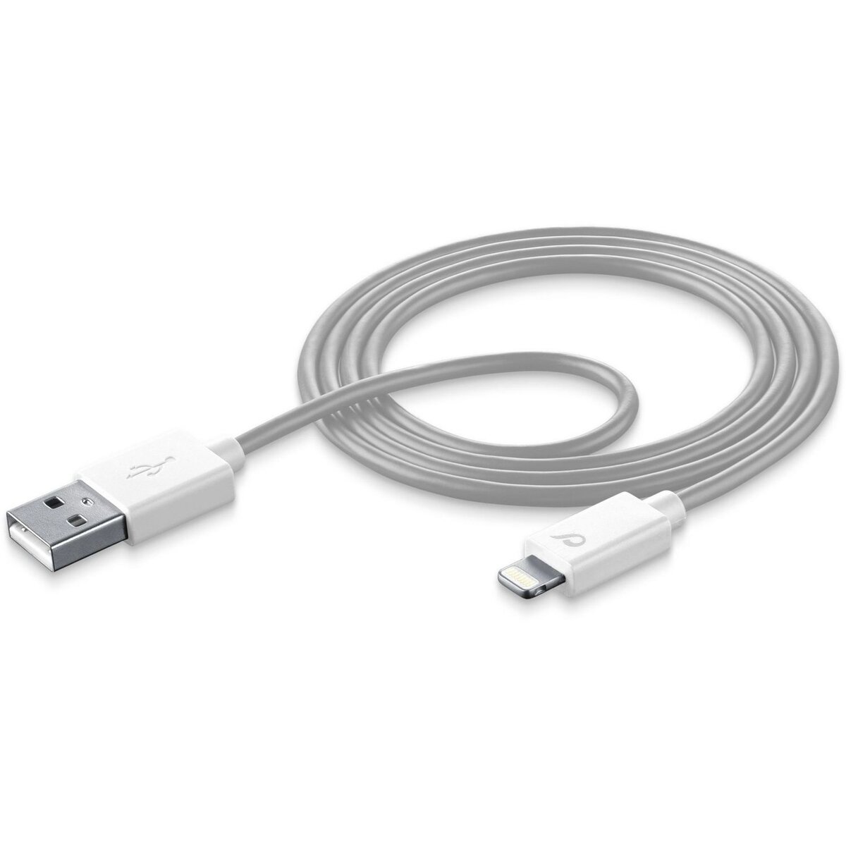 CELLULARLINE Câble USB/Lightning 8P MFI 1 m Blanc pas cher Auchan.fr