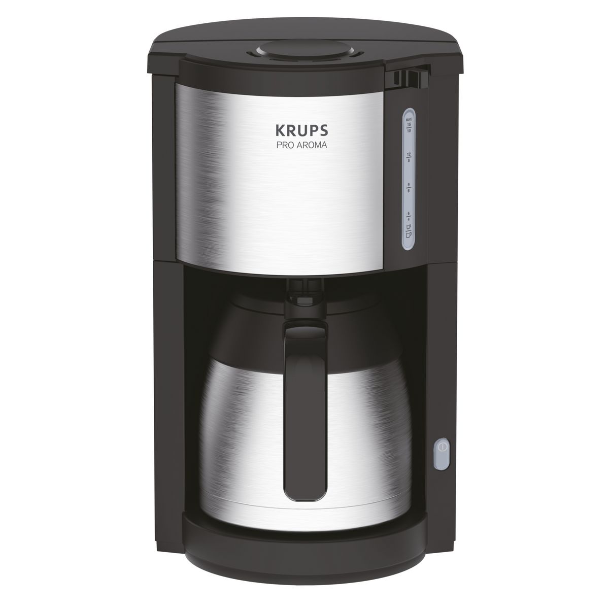 KRUPS Cafetière isotherme Pro Aroma KM305D10 - Noir/Inox