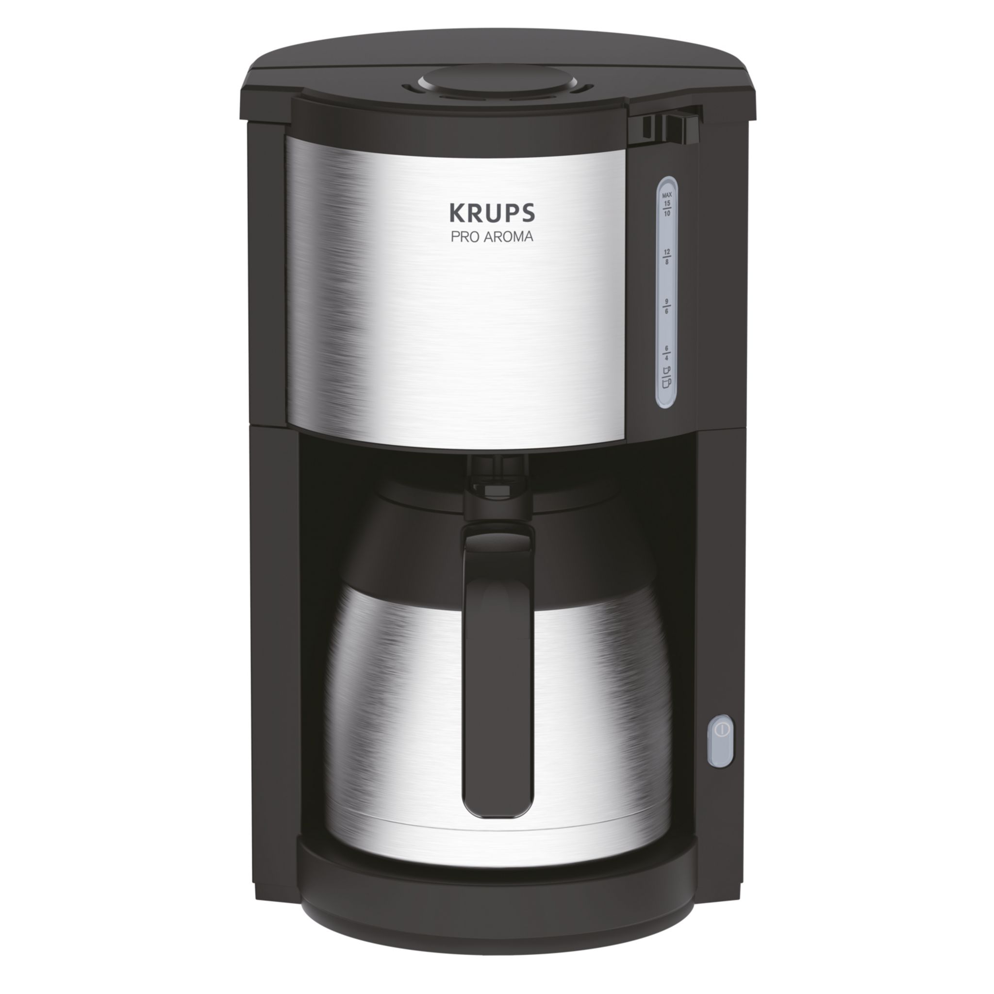 Voir la diapositive 6 : KRUPS Cafetière isotherme Pro Aroma KM305D10 - Noir/Inox
