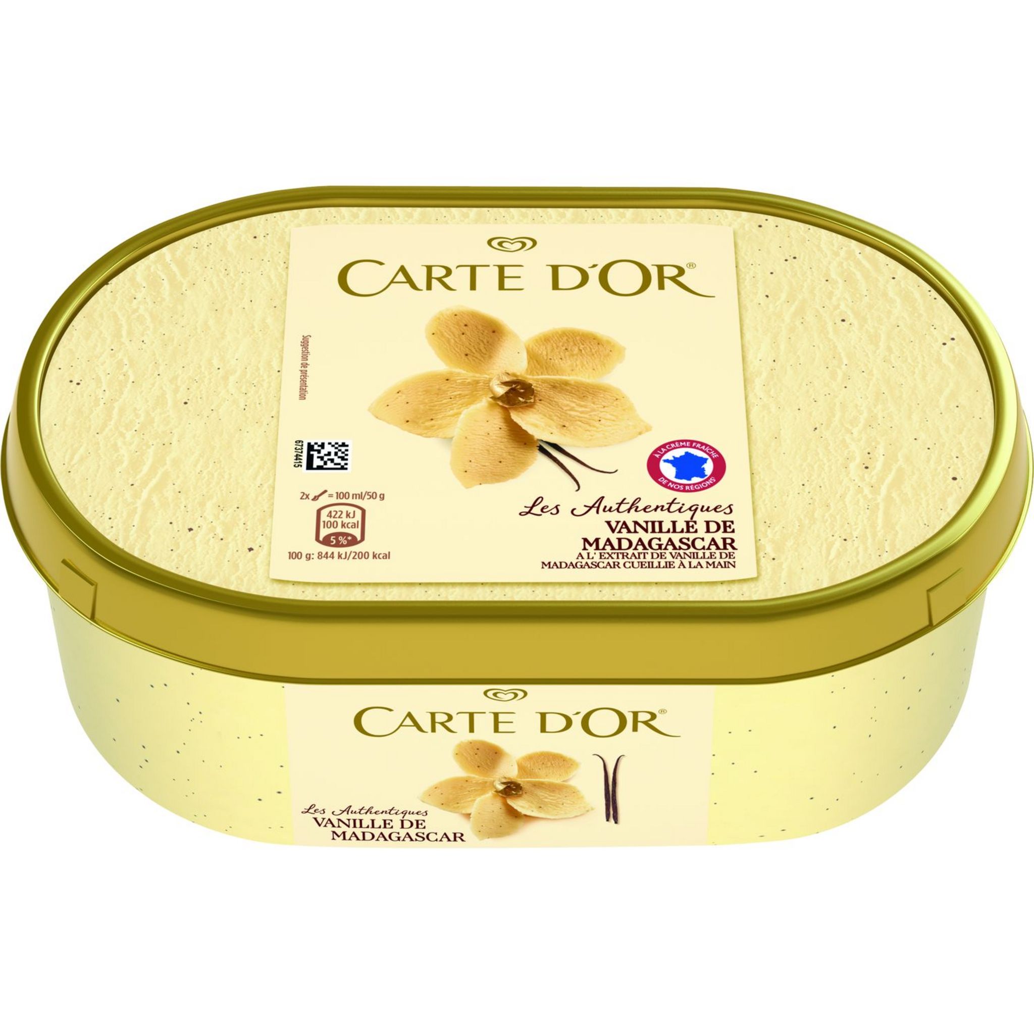Best HD Pictures about  Glace Vanille Carte D Or  with No AI Images