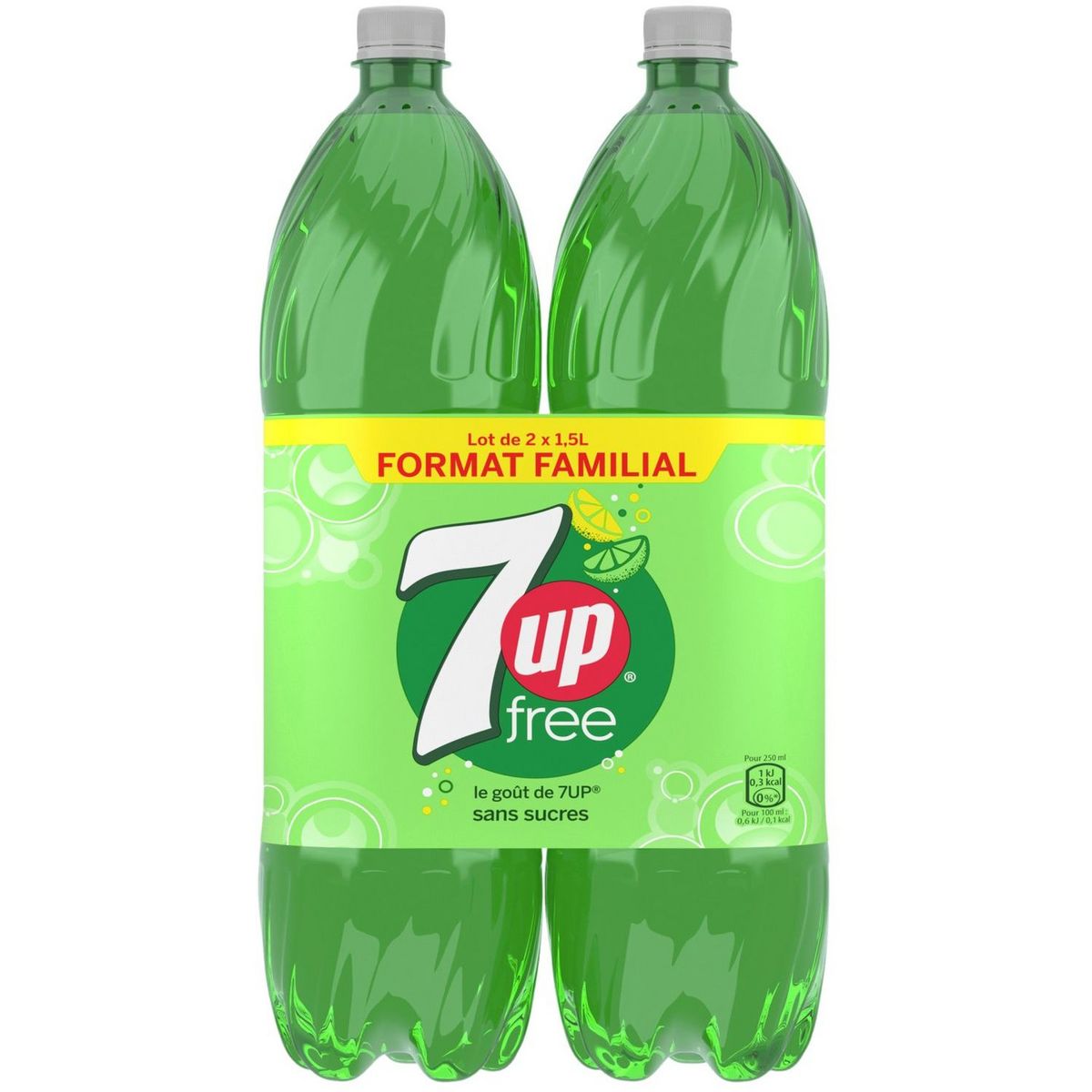 SEVEN UP Seven Up zéro 2x1,5l