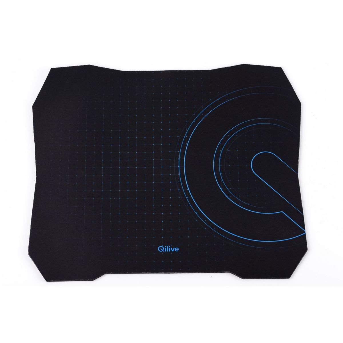 QILIVE Bundle Gaming 4 en 1 avec Clavier, Souris, Tapis de souris et Casque Noir