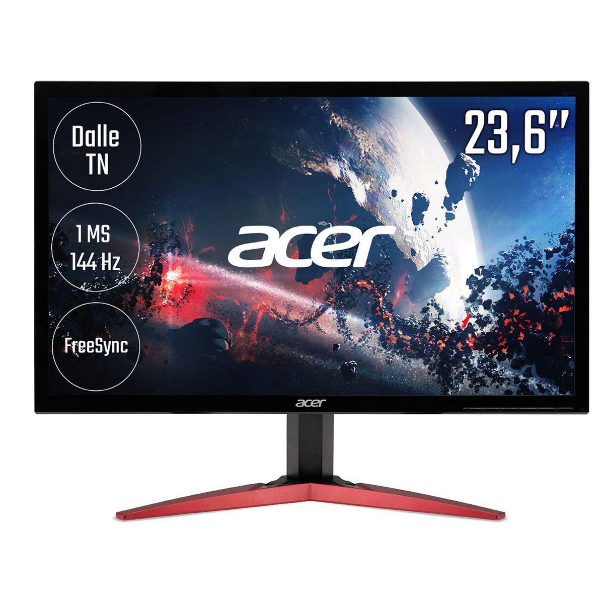 ACER Ecran PC Gaming KG241QPbiip 23.6 pouces