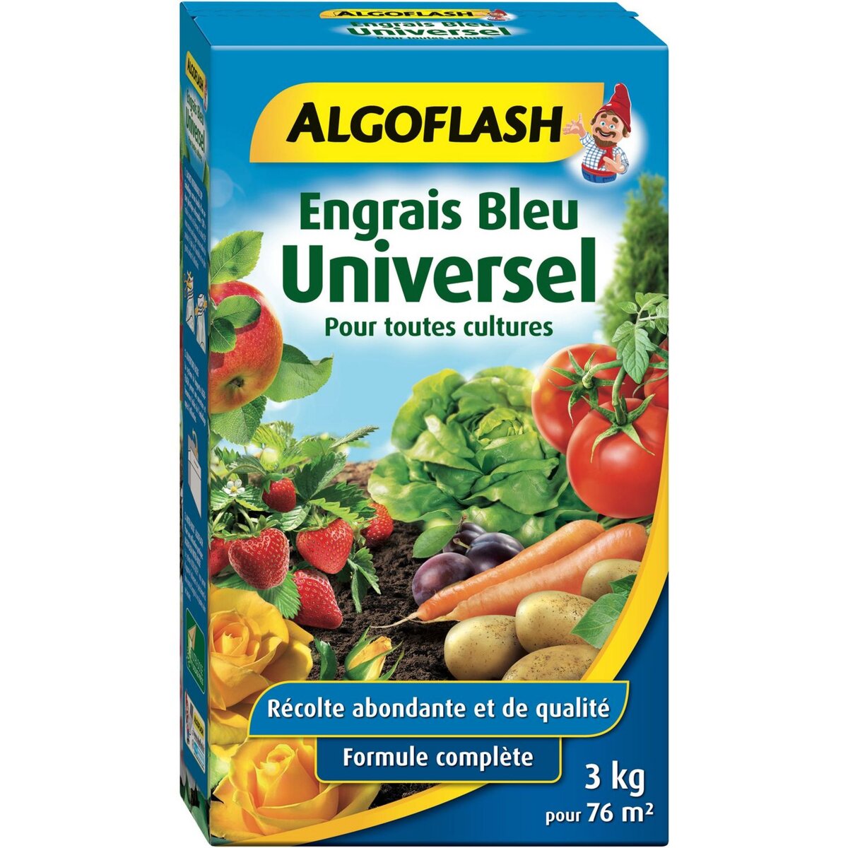 ALGOFLASH Algoflash Engrais bleu universel toutes cultures 3kg 3kg