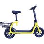 Voir la diapositive 1 : MOOVWAY Scooter électrique Pliable avec selle E-Scooter City Moov Jaune