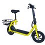 Voir la diapositive 7 : MOOVWAY Scooter électrique Pliable avec selle E-Scooter City Moov Jaune