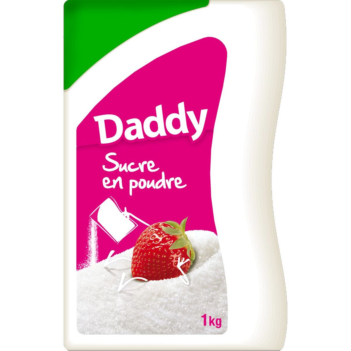 DADDY Daddy sucre en poudre boîte plastique 1kg