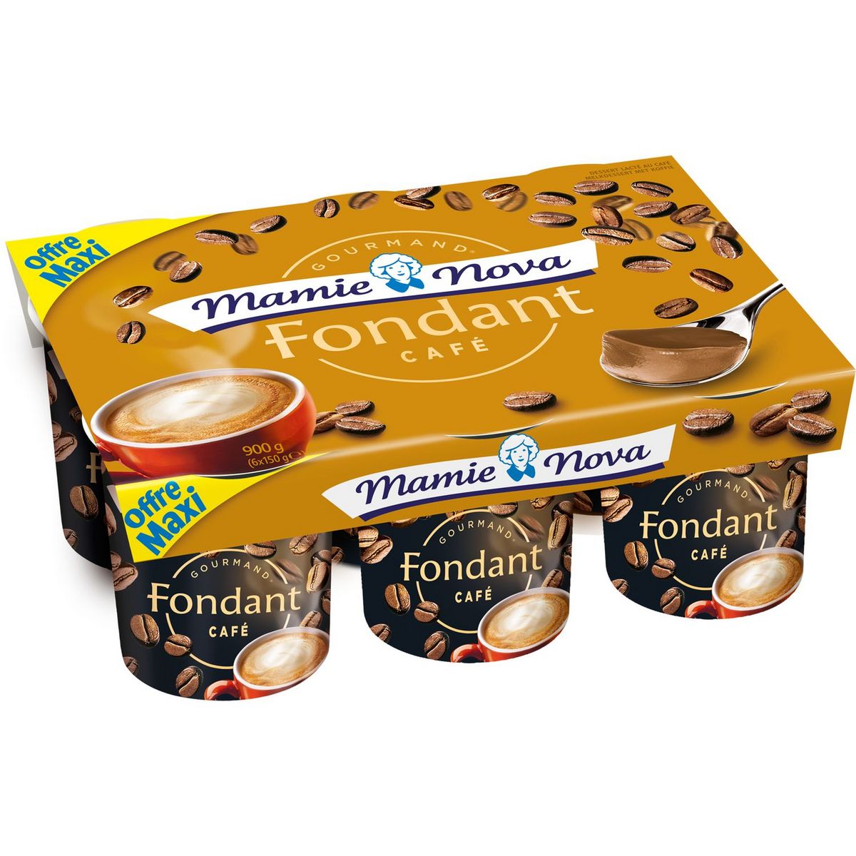 MAMIE NOVA Dessert fondant au café 6x150g