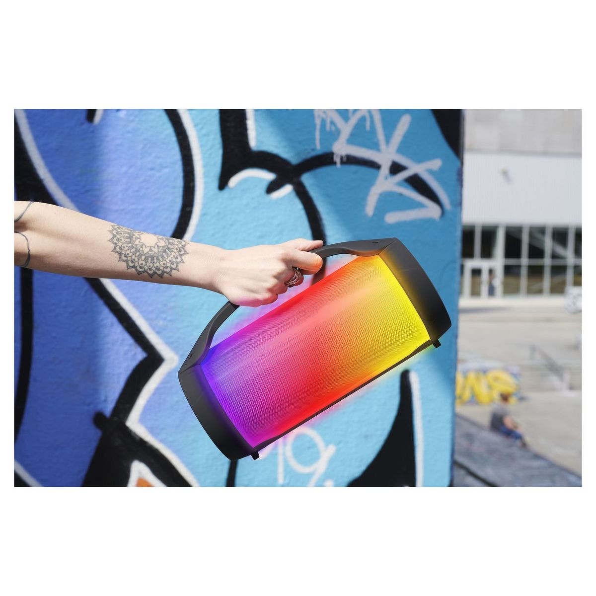 BIGBEN Enceinte portable Bluetooth - Noir - Partybtlite