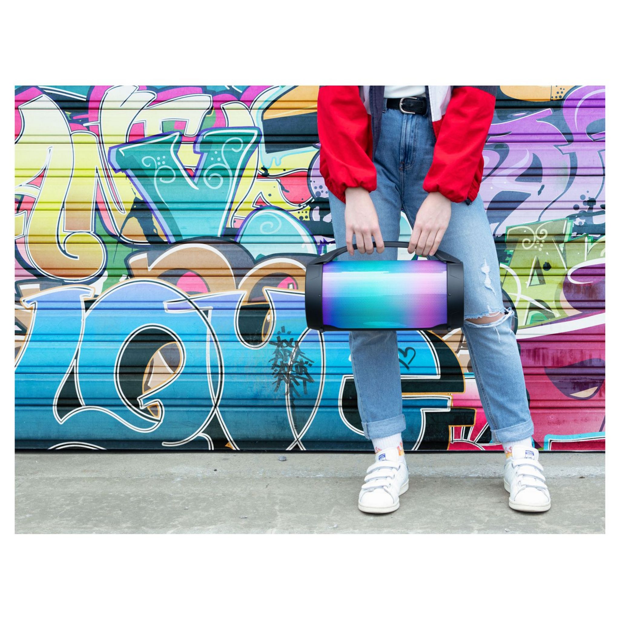 Voir la diapositive 3 : BIGBEN Enceinte portable Bluetooth - Noir - Partybtlite