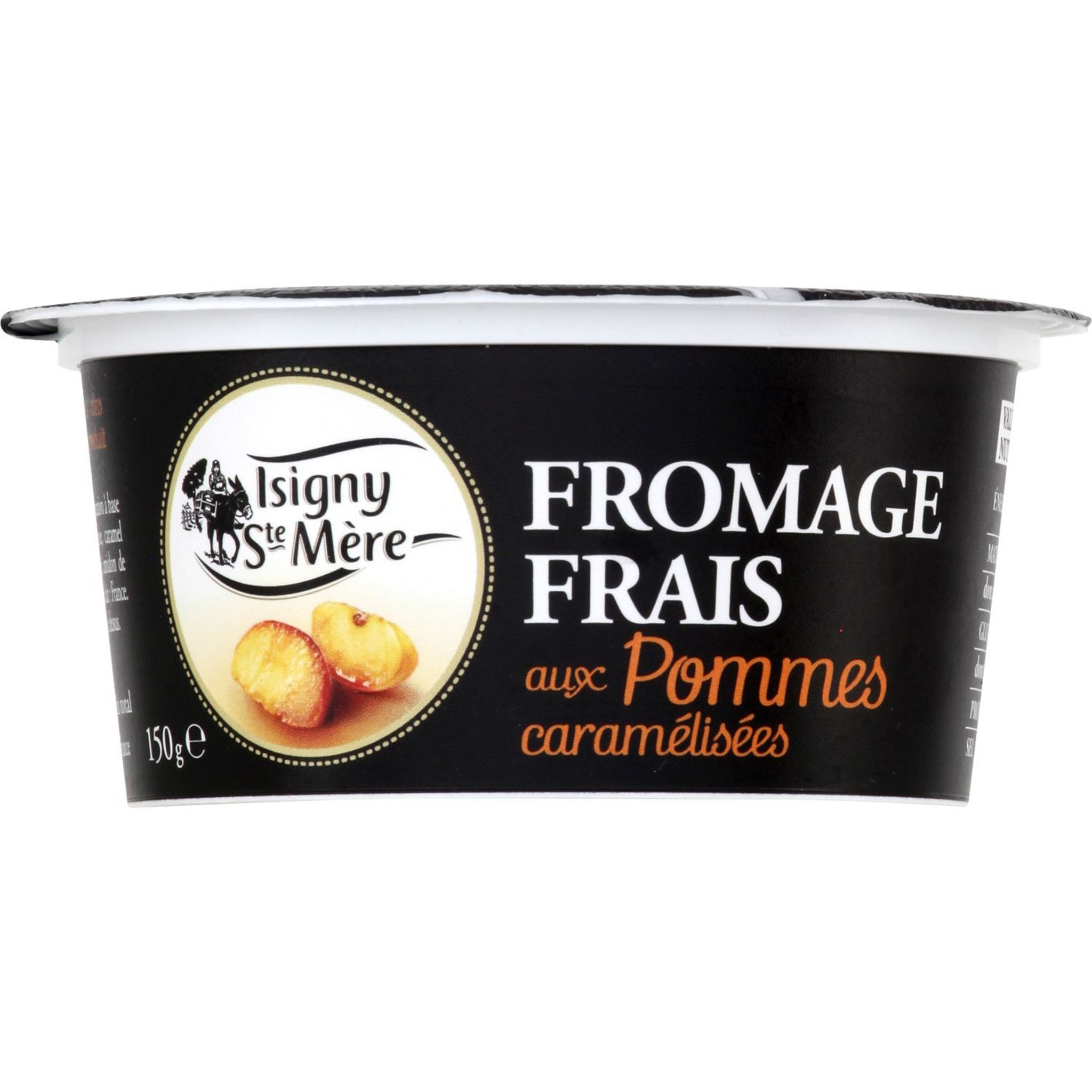 ISIGNY Isigny fromage frais aux pommes caramélisées 150g