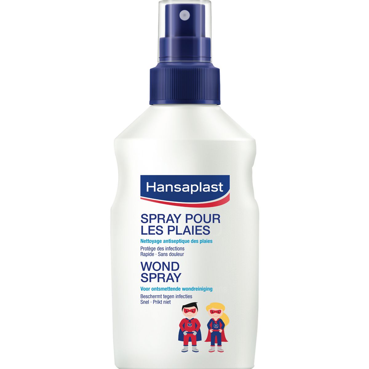 HANSAPLAST Spray nettoyant antiseptique pour les plaies 100ml