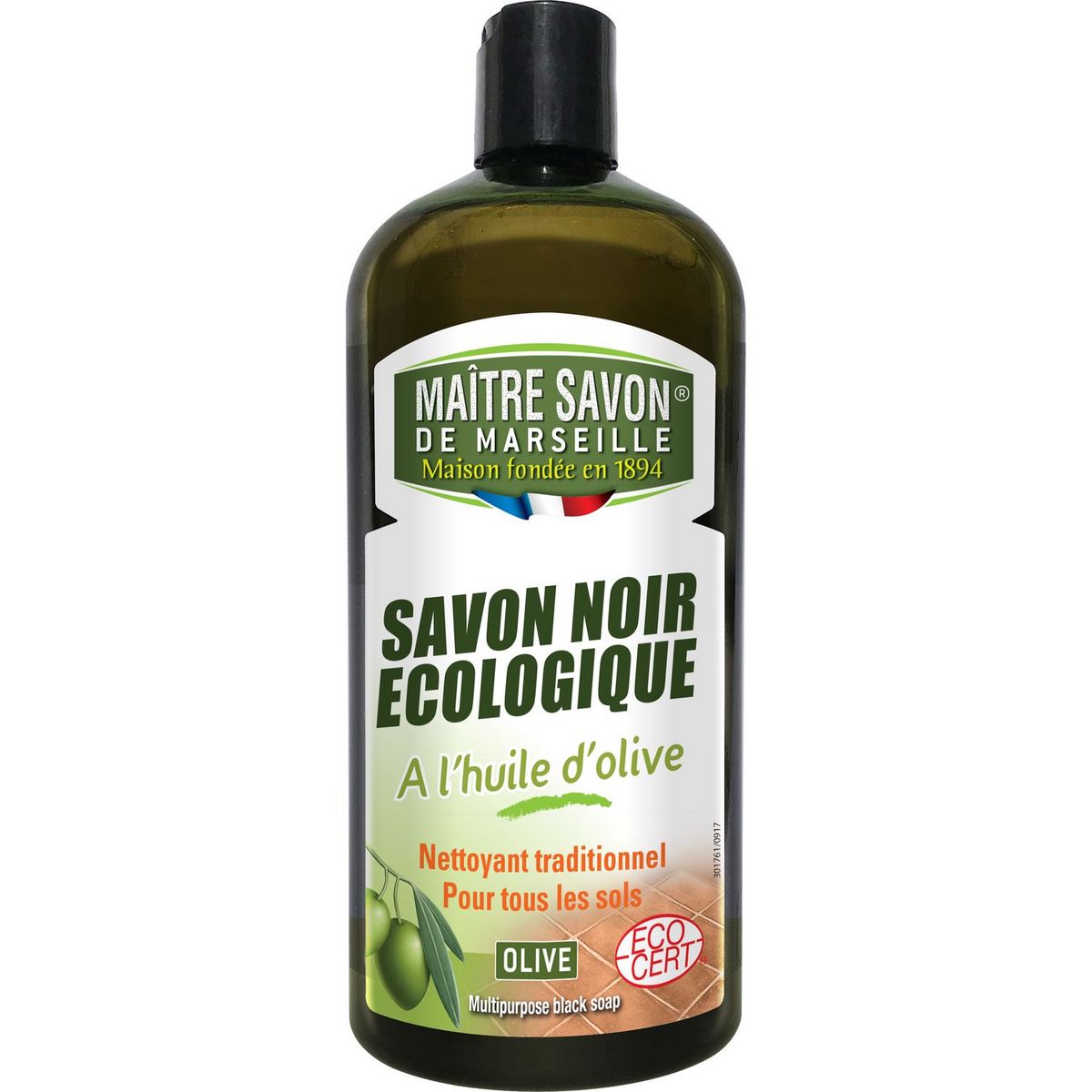 MAITRE SAVON Savon noir écologique à l'huile d'olive 1l