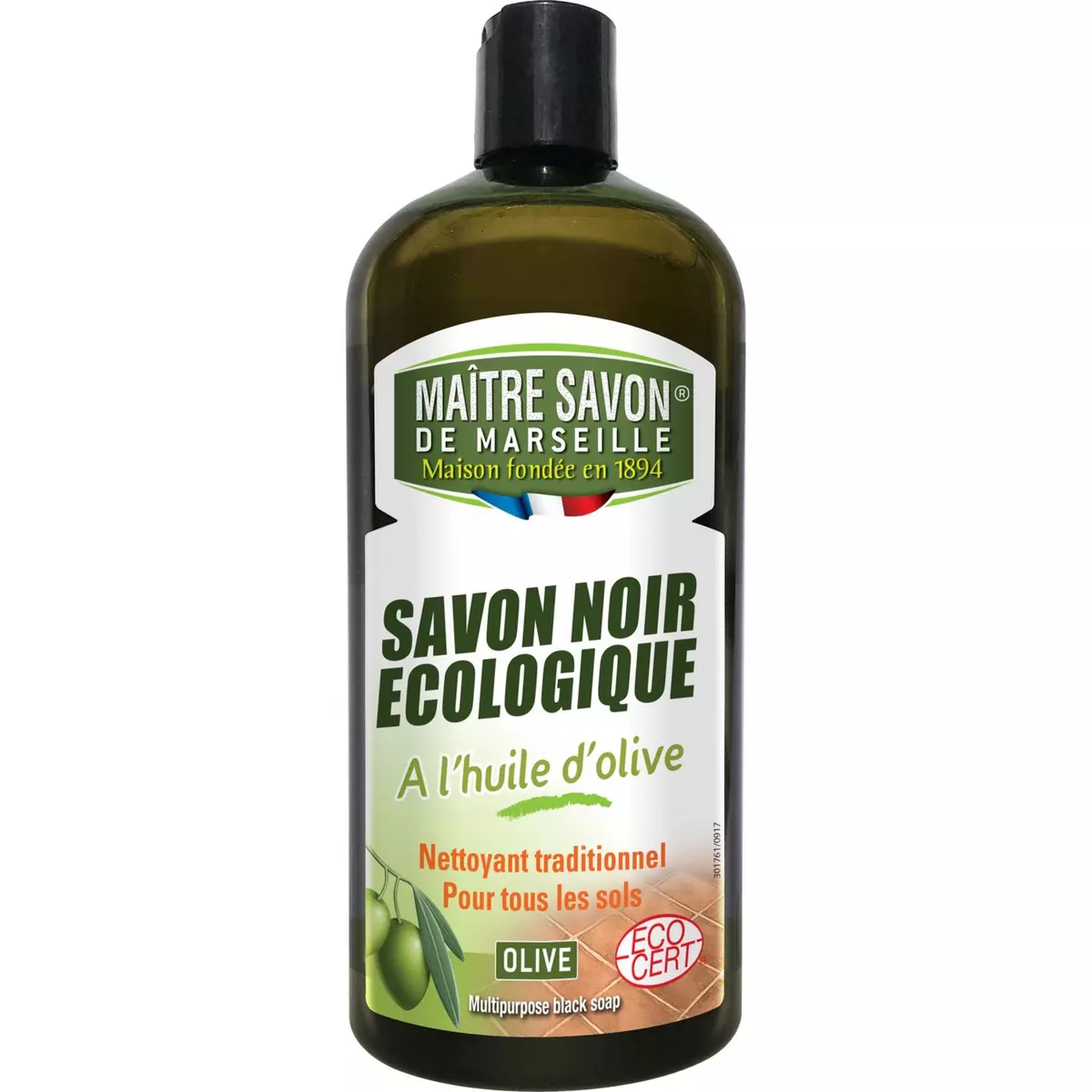 MAITRE SAVON Savon noir écologique à l'huile d'olive 1l