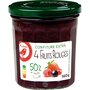 AUCHAN Confiture extra 4 fruits rouges 360g