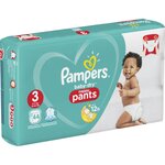 Pampers PAMPERS Baby-dry pants couches-culottes taille 3 (6-11kg)