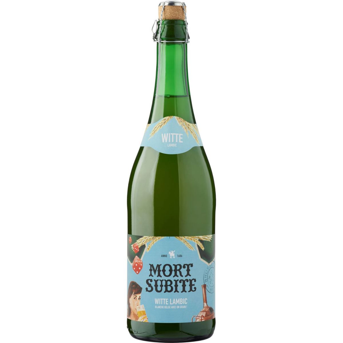 MORT SUBITE Bière witte lambic blanche aromatisée 5,5% 75cl