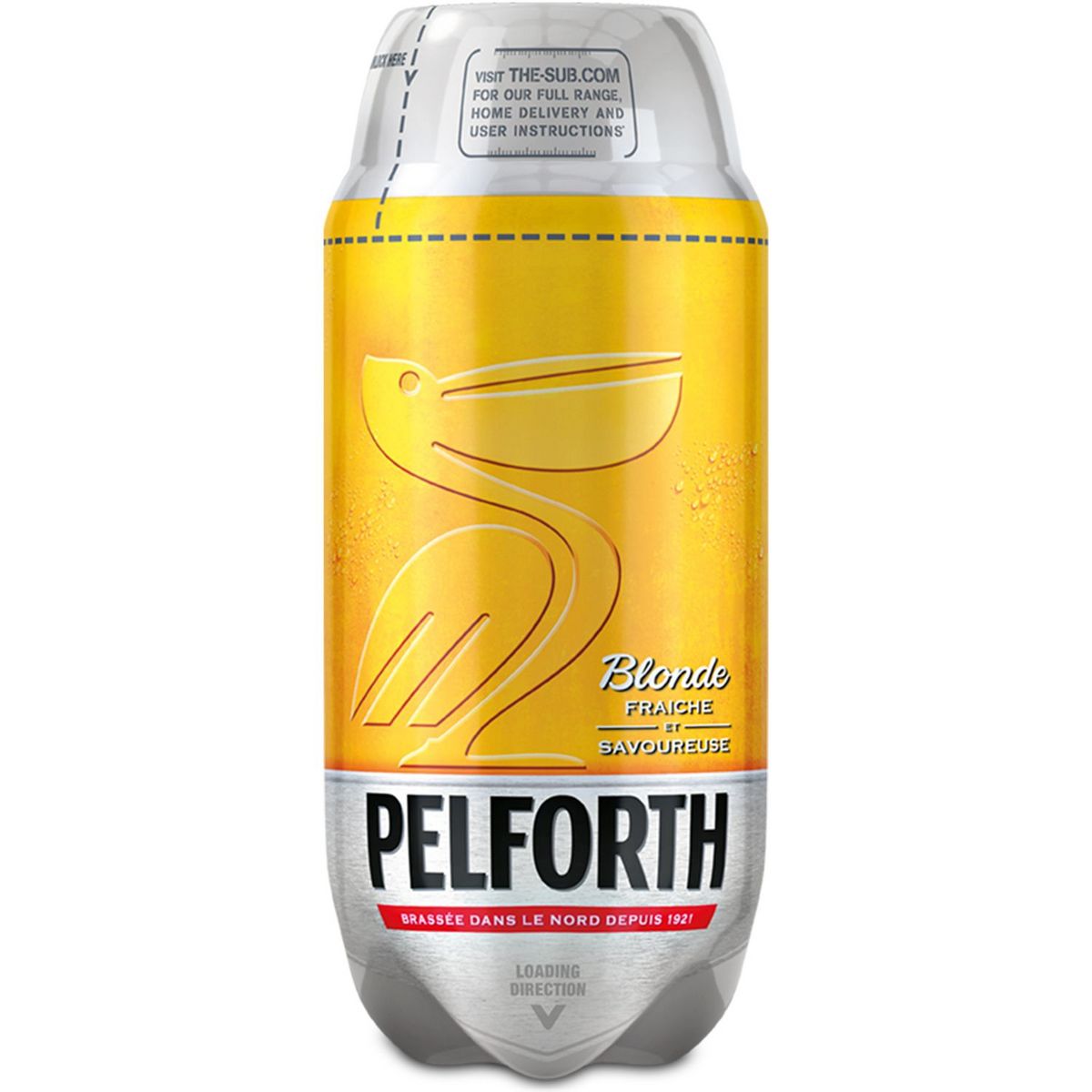 PELFORTH Pelforth Blonde bière blonde du Nord fût torp 5,8° -2L