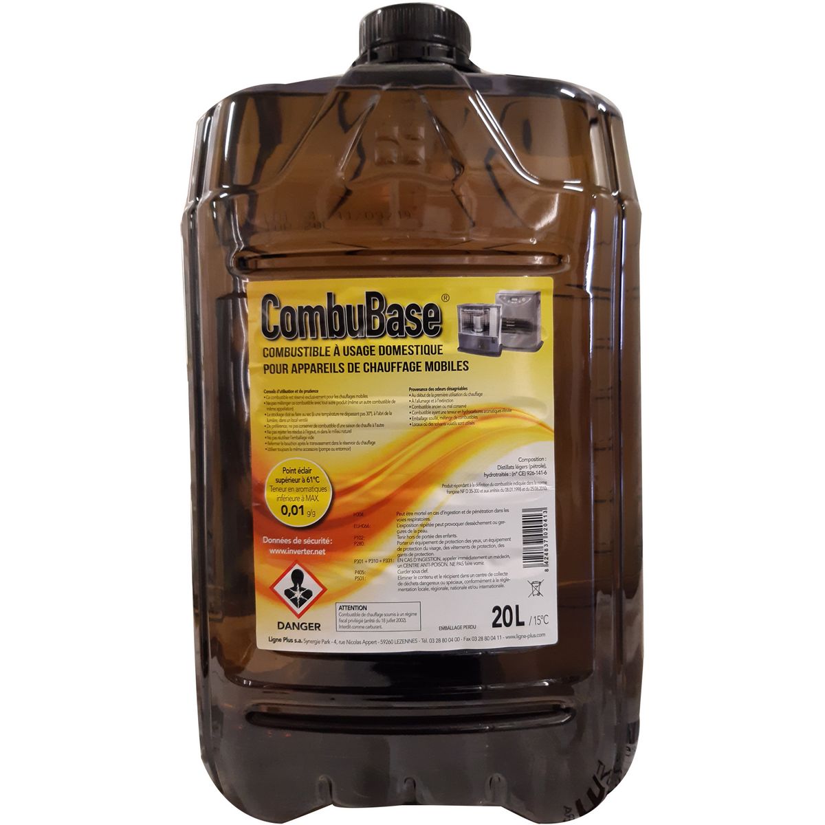 Combubase combustible liquide pétrole à usage domestique